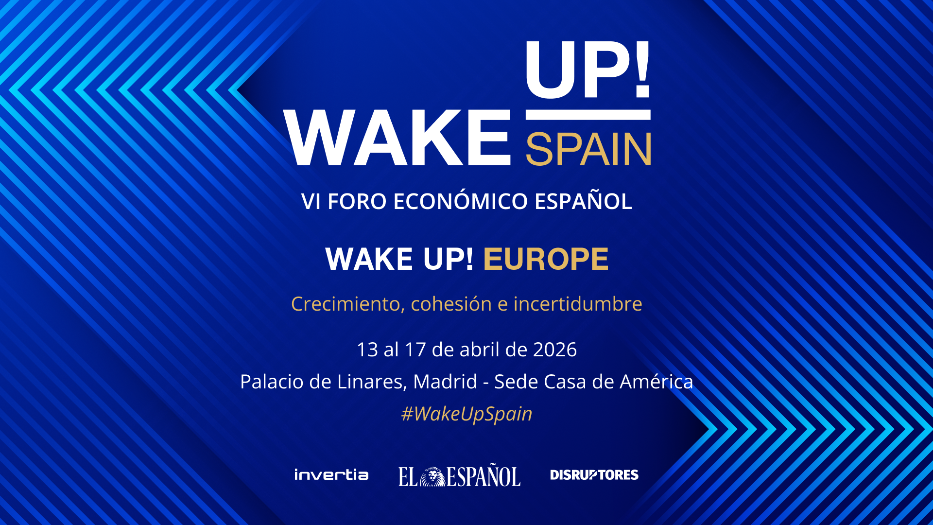 WAKE UP! SPAIN - WAKE UP! EUROPE 2026