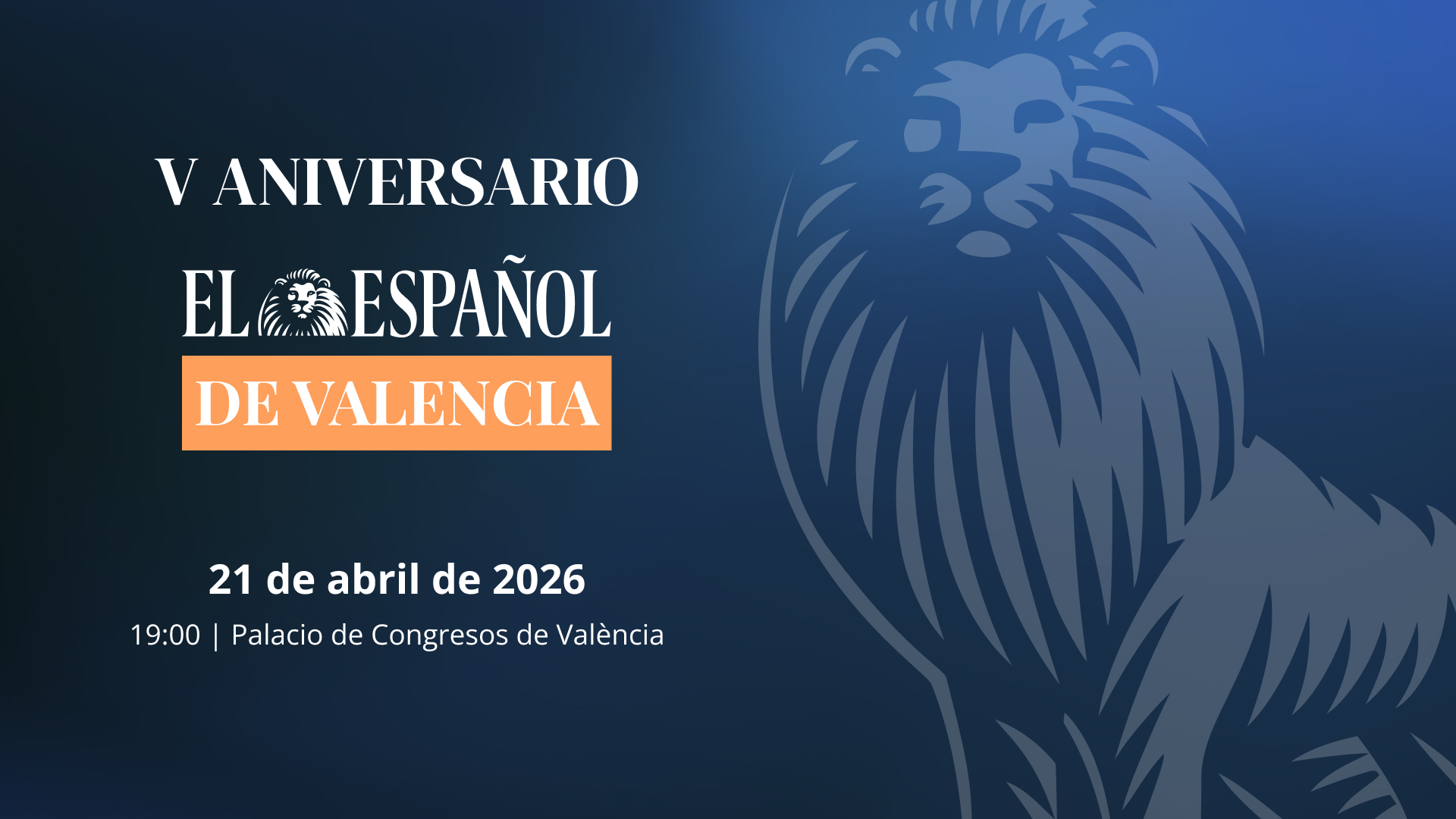 V ANIVERSARIO DE EL ESPAÑOL DE VALENCIA
